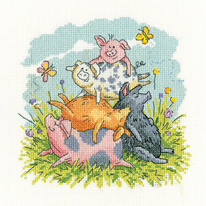 click here to view larger image of Higgledy Piggledy (counted cross stitch kit)