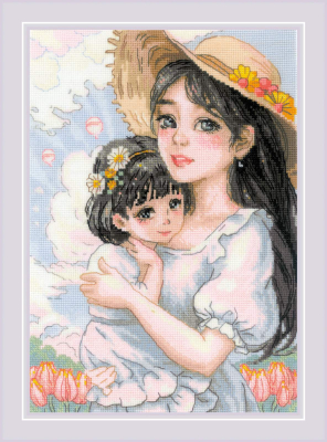click here to view larger image of Tender Love (counted cross stitch kit)