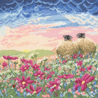 click here to view larger image of Ladybird in the Meadow (counted cross stitch kit)