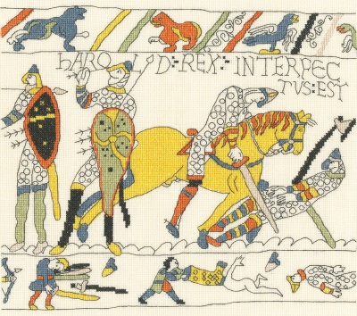 click here to view larger image of Demise of King Harold, The (counted cross stitch kit)