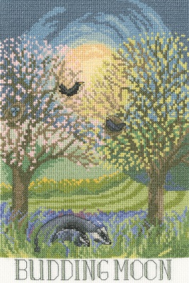 click here to view larger image of Budding Moon (counted cross stitch kit)