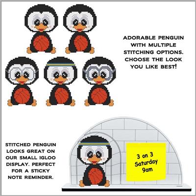 click here to view larger image of Sports Ball Penguin - Basketball (chart)