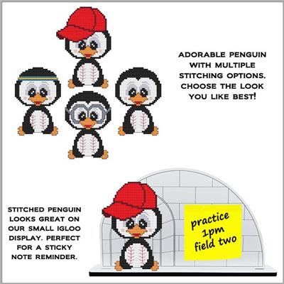 click here to view larger image of Sports Ball Penguin - Baseball (chart)