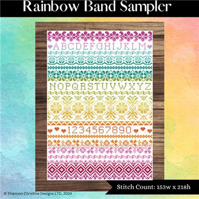 click here to view larger image of Rainbow Band Sampler (chart)