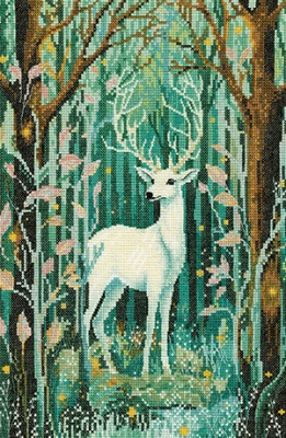 click here to view larger image of White Hart (counted cross stitch kit)