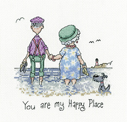 click here to view larger image of Happy Place (counted cross stitch kit)