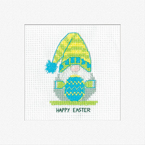 click here to view larger image of Gonk Easter Egg Green (counted cross stitch kit)