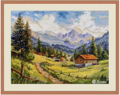 click here to view larger image of Chamonix Valley, The (counted cross stitch kit)