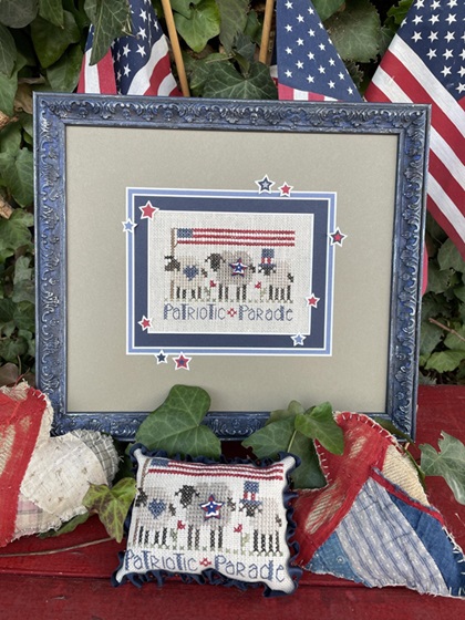 click here to view larger image of Patriotic Parade (counted cross stitch kit)