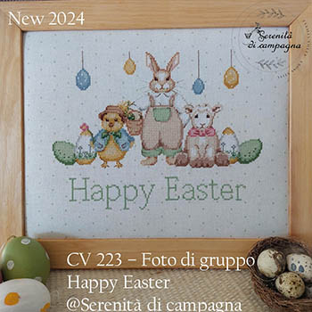click here to view larger image of Foto Di Gruppo (Happy Easter) (chart)