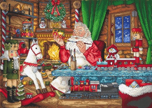 click here to view larger image of Getting ready for the Christmas (counted cross stitch kit)