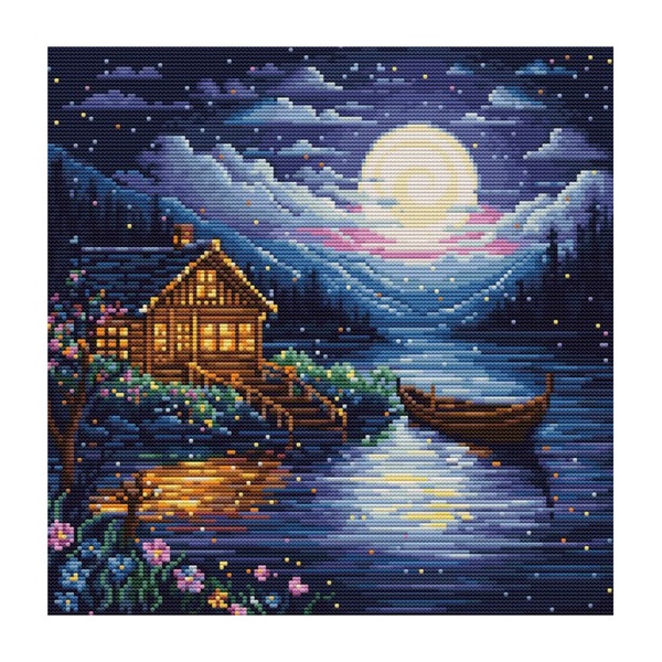 click here to view larger image of Spring Night (counted cross stitch kit)