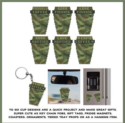 click here to view larger image of To Go Cup Series - Camouflage (chart)