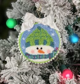click here to view larger image of Brrr Snowman (Punchneedle)