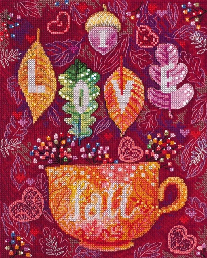click here to view larger image of Colorful Autumn (counted cross stitch kit)