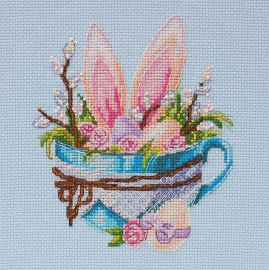 click here to view larger image of Easter Bunny (counted cross stitch kit)