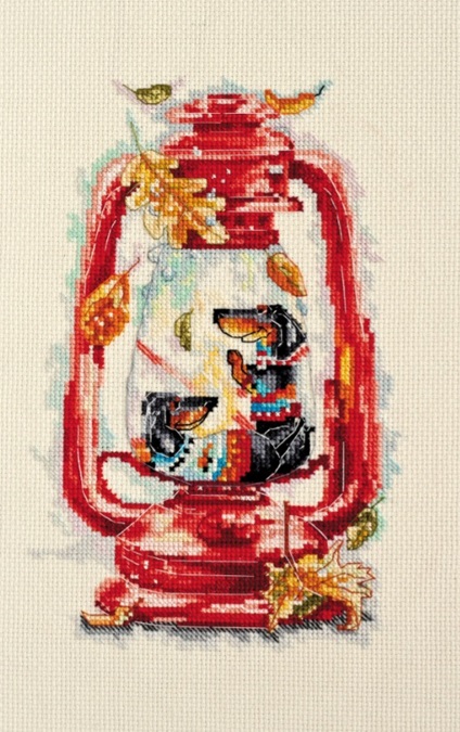 click here to view larger image of Heat of October (counted cross stitch kit)