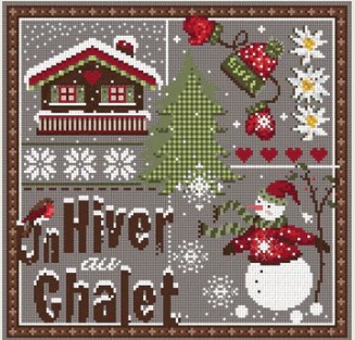 click here to view larger image of Mini - Hiver au Chalet (chart (special))