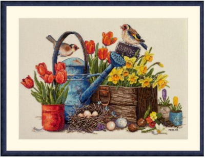 click here to view larger image of Spring Garden (counted cross stitch kit)