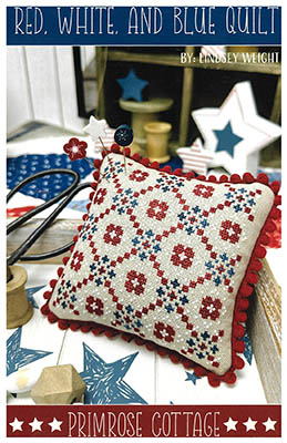 click here to view larger image of Red White and Blue Quilt (chart)