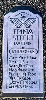 click here to view larger image of May Thy Needles Rest In Peace 2 Emma Stickt (chart)