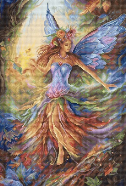 Faerie - click here for more details about this counted cross stitch kit
