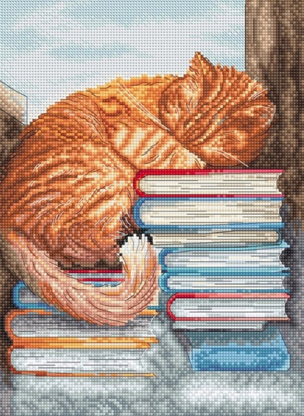 Afternoon Nap - click here for more details about this counted cross stitch kit