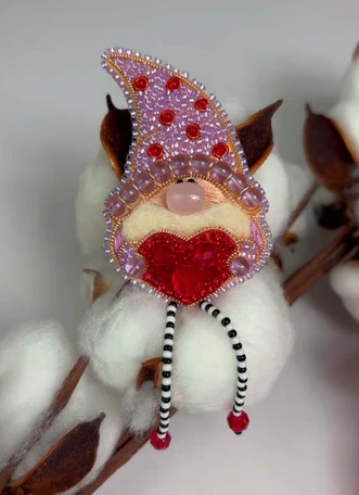 Crystal Art - Valentine - click here for more details about this counted cross stitch kit