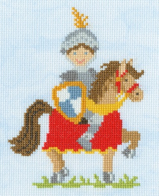 Knight's Tale Jump, The - click here for more details about this counted cross stitch kit