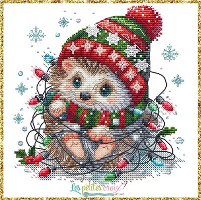 Hedgehog Christmas - click here for more details about this chart