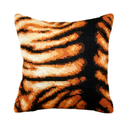 click here to view larger image of Cushion Kit/Animal Pattern - SA9052 (needlepoint kit)