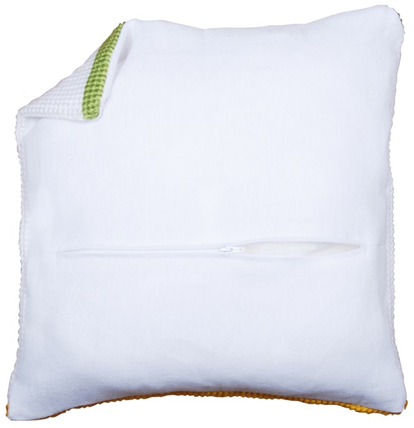 Cushion Back with Zipper - White - click here for more details about this accessory