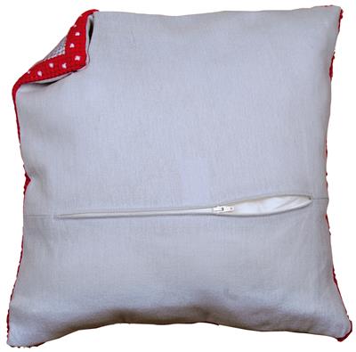 Cushion Back with Zipper - Grey - click here for more details about this accessory