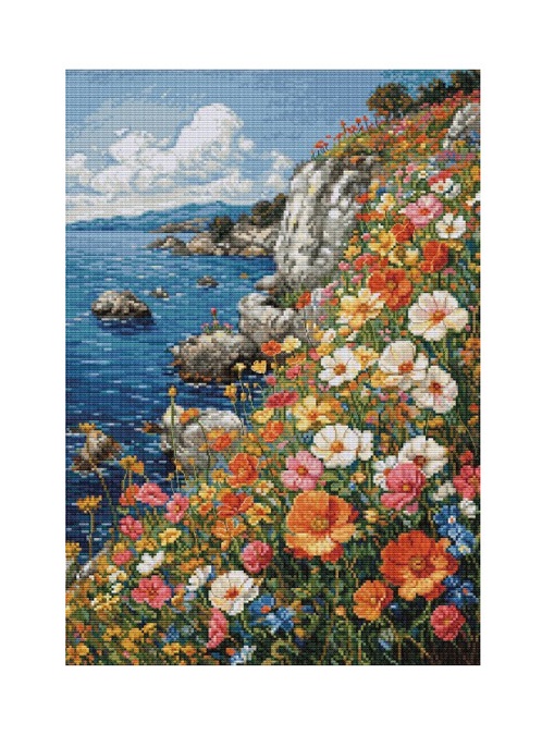 Summer Perfume - click here for more details about this counted cross stitch kit