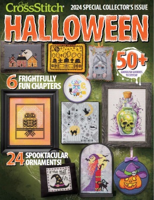 Just Cross Stitch Magazine - 2024 Halloween Special Collectors Issue - click here for more details about this magazines