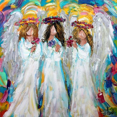 click here to view larger image of Three Spring Angels - Karen Tarlton (chart)