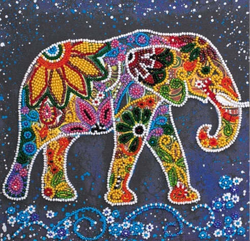 click here to view larger image of Indian Elephant (bead kit)