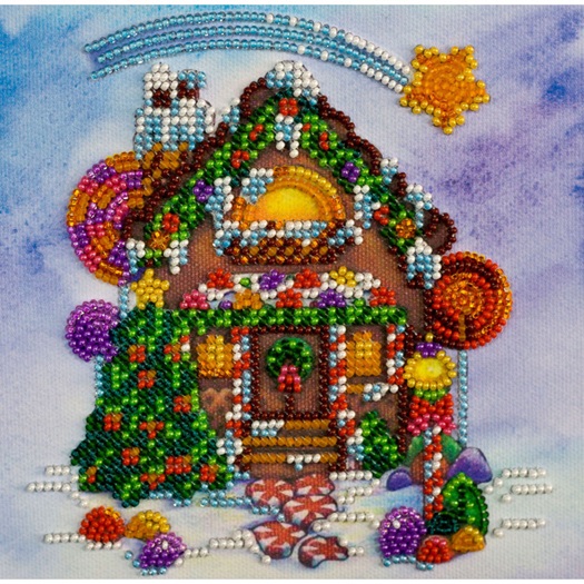 click here to view larger image of Gingerbread House (bead kit)