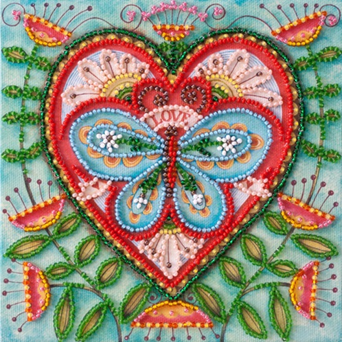 click here to view larger image of Summer Heart (bead kit)