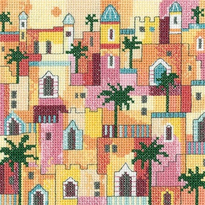Impressions of Morocco - click here for more details about counted cross stitch kit