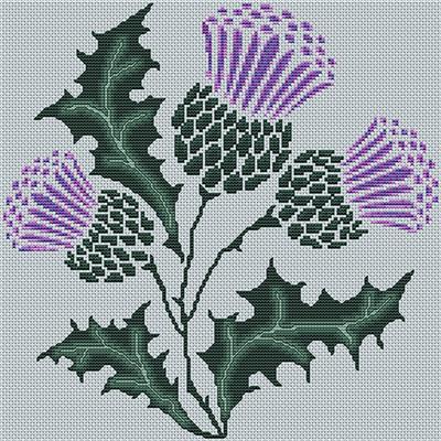 Scottish Thistle - click here for more details about chart