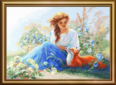 click here to view larger image of Mother Nature - Meadow (counted cross stitch kit)