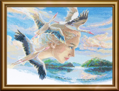 click here to view larger image of Mother Nature - Sky (counted cross stitch kit)