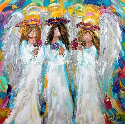 click here to view larger image of Three Spring Angels/Mini - Karen Tarlton (chart)