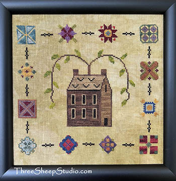 click here to view larger image of Wrapped in a Quilt - Under the Willow (chart)