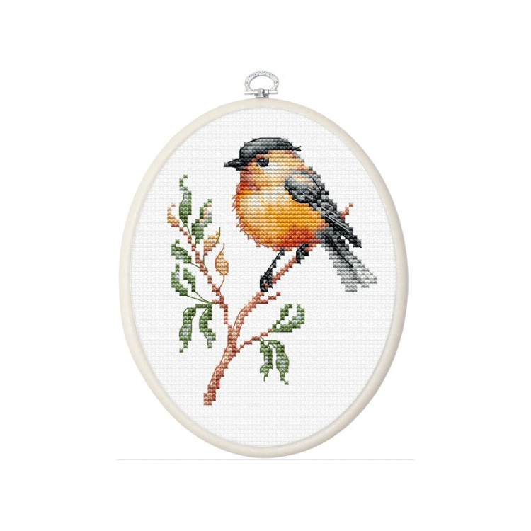 click here to view larger image of Bird on the Branch (counted cross stitch kit)