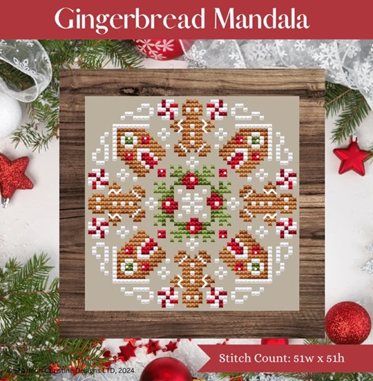 click here to view larger image of Gingerbread Mandala (chart)