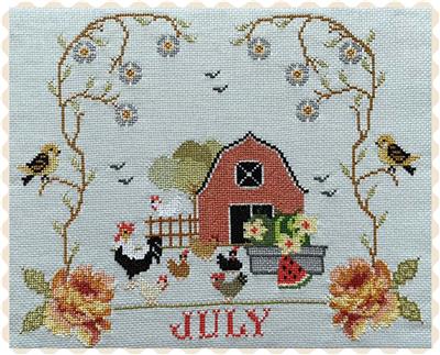 click here to view larger image of Barn Calendar July (chart)