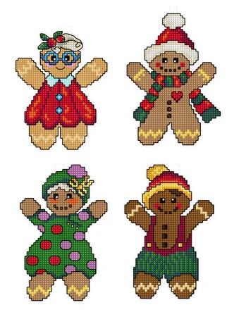 click here to view larger image of Gingerbread (counted cross stitch kit)