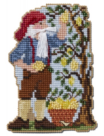 click here to view larger image of Lemon Grove Santa (2024) (bead kit)